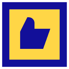 Like Square Icon from Sharp Pop Set