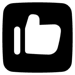 Like Square Icon from Plump Solid Set