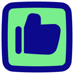 Like Square Icon from Plump Pop Set