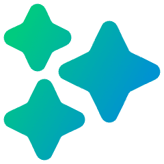 Multiple Stars Icon from Plump Gradient Set