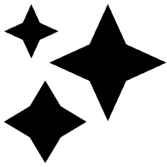 Multiple Stars Icon from Sharp Solid Set