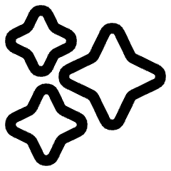 Multiple Stars Icon from Plump Line Set