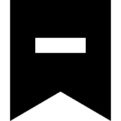 Remove Bookmark Icon from Sharp Solid Set