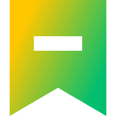 Remove Bookmark Icon from Sharp Gradient Set