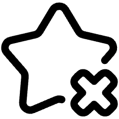 Remove Favorite Highlight Icon from Plump Line Set
