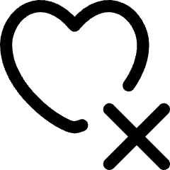 Remove Like Favorite Love Icon from Flex Line Set
