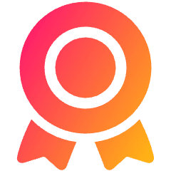 Ribbon Icon from Plump Gradient Set