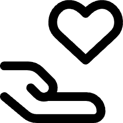 Share Heart Icon from Core Line Set