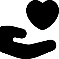 Share Heart Icon from Flex Solid Set