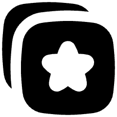 Stack Star Bookmark Manage Icon from Flex Solid Set