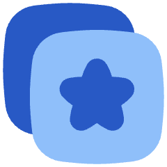 Stack Star Bookmark Manage Icon from Flex Flat Set