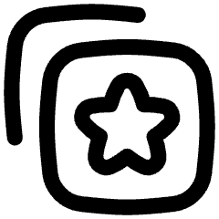 Stack Star Bookmark Manage Icon from Flex Line Set