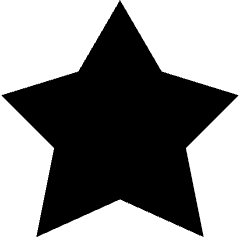 Star 1 Icon from Sharp Solid Set