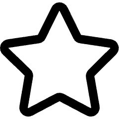 Star 1 Icon from Core Line Set