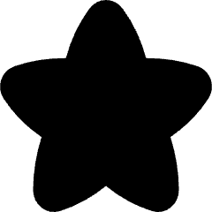 Star 1 Icon from Flex Solid Set