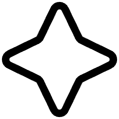 Star 2 Icon from Plump Line Set