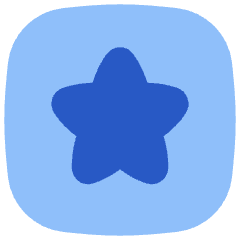 Star Square Icon from Flex Flat Set