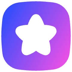 Star Square Icon from Flex Gradient Set