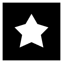 Star Square Icon from Sharp Solid Set