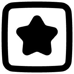Star Square Icon from Plump Remix Set