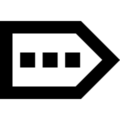 Tag Label More Option Icon from Sharp Remix Set