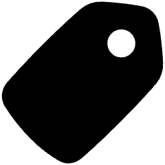 Tag Icon from Plump Solid Set