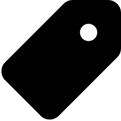 Tag Icon from Core Solid Set