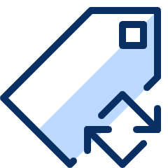 Tag Refresh Icon from Cyber Duotone Set