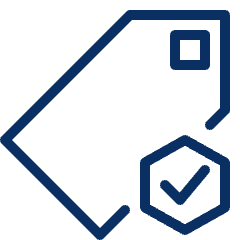 Tag Check Icon from Cyber Line Set