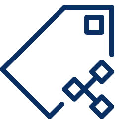 Tag Share Icon from Cyber Line Set