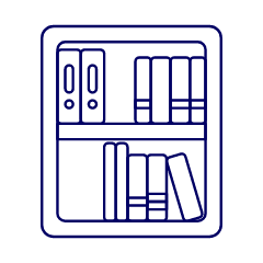 Book Shelf Illustration from UX Line Set