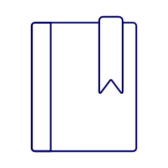 Notebook Bookmark Illustration from UX Line Set