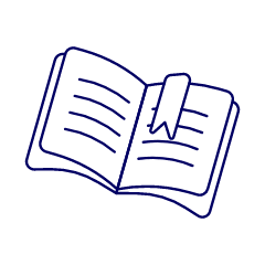 Written Bookmark Illustration from UX Line Set