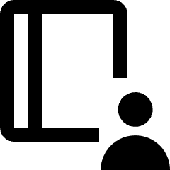Book Account Icon from Nova Line Set