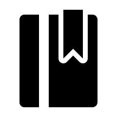 Book Bookmark Icon from Nova Solid Set
