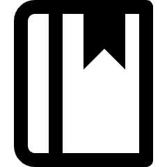 Book Bookmark Icon from Nova Line Set