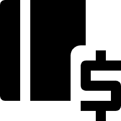 Book Money Finance Icon from Nova Solid Set