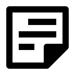 Note 1 Icon from Nova Line Icons Set