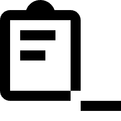 Note Task Subtract Remove Icon from Nova Line Set