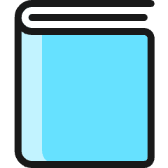 Book Heart Icon from Ultimate Colors Set