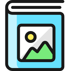 Book Image Icon from Ultimate Colors Set