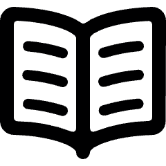 Book Open Text Icon from Ultimate Bold Set
