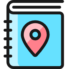 Book Pin Icon from Ultimate Colors Set