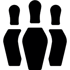 Bowling Pins Icon from Ultimate Bold Set