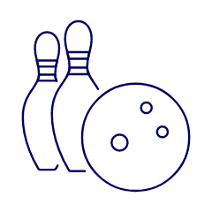 Sports Bowling 1 Illustration from UX Line Set