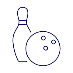Sports Bowling 2 Illustration from UX Line Set