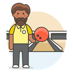 Sports Bowling 5 Illustration from UX Colors Set
