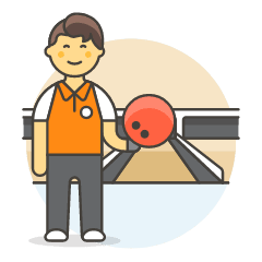 Sports Bowling 6 Illustration from UX Colors Set