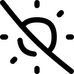 Beware Sunlight Icon from Flex Line Set