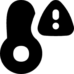 Beware Temperature Icon from Flex Solid Set